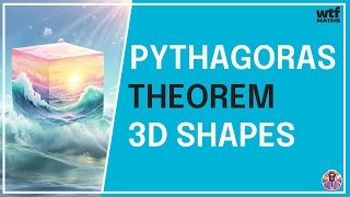 Solving 3D Pythagoras theorem problems [upl. by Ayotas551]