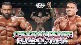 ¡Choopan ROMPE el OLYMPIA El iraní deja BLANDO a Derek y presenta CANDIDATURA ¿Será CAMPEÓN [upl. by Frankhouse585]