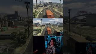 Прицеп подпрыгнул 🐞 The trailer bounced 🐞 grandtheftautov Bug ps5 [upl. by Rollet]