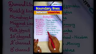 boundary lines between countries boundaryline exam gk sscrailway youtubeshortfeed [upl. by Nallaf]