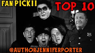 The THREE STOOGES  Top 10 Fan Pick authorjenniferporter [upl. by Ahseinar]