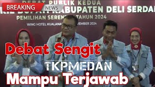 Debat 2 KPU Deli Serdang Lom Lom Suwondo Mampu Menjawab 2 Serangan Paslon Lain [upl. by Keavy]