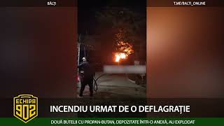 INCENDIU URMAT DE O DEFLAGRAȚIE [upl. by Bridie]