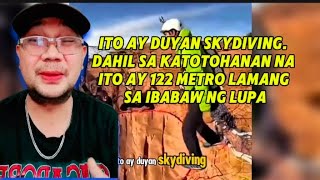 Ito ay duyan skydiving Dahil sa katotohanan na ito ay 122 metro lamang sa ibabaw ng lupa [upl. by Jarrell]