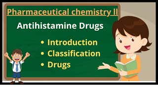 Histamine and antihistamine drug  Classification of antihistamine drug [upl. by Airrat]