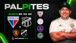 PALPITES DE FUTEBOL PARA HOJE 29 03 2023 QUARTA  BILHETE PRONTO  Boleiros Tips [upl. by Norma232]