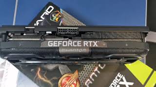 Gainward GeForce RTX 3070 Phantom quotGSquot 8GB GDDR6 First look [upl. by Horvitz539]