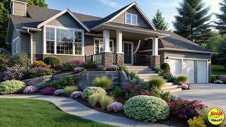 Transforming Your Sloped Front Yard on a Budget  Inspiring Landscape Ideas [upl. by Di223]