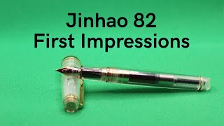 Jinhao 82 Fountain Pen  My First Impressions [upl. by Ailegra514]