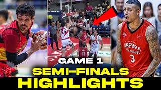 Grabe ang LABAN  SMB vs GINEBRA  Game 1 SemiFinals  FULL HIGHLIGHTS [upl. by Darken]