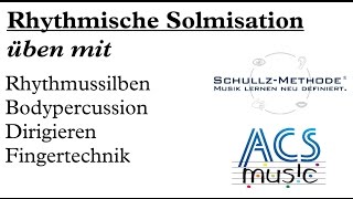 Rhythmische Solmisation üben [upl. by Ahsinert2]