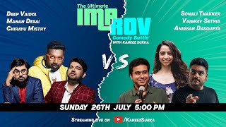 Improv Battle Match 8 Feat AnirbanDasgupta5 vaibhavsethiacomedian TheComedyFactory and more [upl. by Ardnusal]