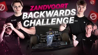 I’ve got DAMAGE 😰  Zandvoort Backwards Challenge [upl. by Enttirb]