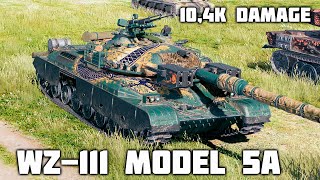 WZ111 model 5A WoT – 10Kills 104K Damage [upl. by Llerraj]