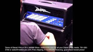 Diezel VH4 Demo at 2011 Namm Show [upl. by Kcaz113]