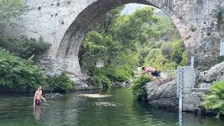 France Corse Baignade dans une rivière  France Corsica Best Swimming in a river [upl. by Leavitt]