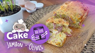 LIncontournable  Cake au jambon olives au AIR FRYER [upl. by Koerner]