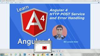 Angular 4 HTTP POST Service and Error Handling Angular 4  11 [upl. by Roby]