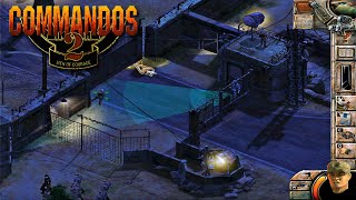 COMMANDOS 2 Men of Courage  Night of the Wolves  full gameplay walkthrough with commentary HD [upl. by Embry]