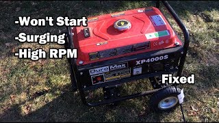 Briggs and Stratton Storm Responder Generator Not Starting  Fix [upl. by Tamis]