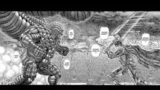 Guts vs Mozgus Berserk Manga Version with Anime Sound DUB to ENG [upl. by Yrekaz922]