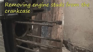 Removing engine studs SV Akestor Volvo Penta MD2B Part 6 [upl. by Odille]