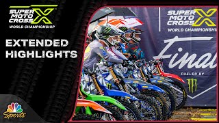 SuperMotocross Playoffs 2024 EXTENDED HIGHLIGHTS Round 2 Texas  91423  Motorsports on NBC [upl. by Burwell]