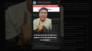 PLATAFORMAS correos SAT contafiscalasesorias plataformas impuestos contaduria [upl. by O'Malley]