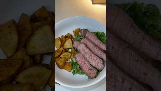 Steak Potatoes amp Arugula Salad 🥗🥩 cookingchannel food recipe recipes asmr dinner [upl. by Marga]