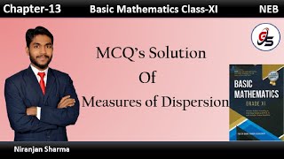 MCQs Solution of Measures of Dispersion  Class 11  NEB  Get Solution  Niranjan Sharma [upl. by Abelard405]