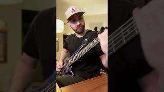 Live ver of Polyphia GOAT bass solo music bassguitar hybridpicking polyphia bassline [upl. by Airyt]