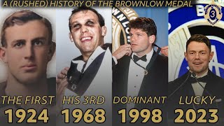 A Rushed History of the Brownlow Medal [upl. by Godred]