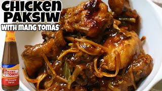 Chicken Paksiw with Mang Tomas Paksiw na manok with Mang Tomas [upl. by Weathers]