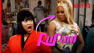 RuPaul Serving 90s Fantasy on Sister Sister  Netflix [upl. by Nelli197]