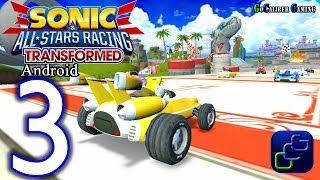 Sonic All Star Racing Transformed Android Walkthrough  Part 3  Grand Prix Sunshine Coast [upl. by Gnal]