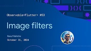 Image filters  Observable Flutter 53 [upl. by Dex193]