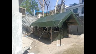 Custom Safari Tent Installation [upl. by Isiahi]