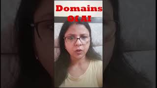 Domains Of AIClass 11 AI Unit 1 Part 2 class11shorts youtubeshorts domainofai ai [upl. by Dayle963]