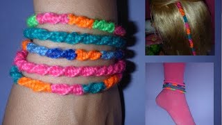 DIY Freundschaftsband EINFACH und SCHNELL knüpfen Friendship Bracelets [upl. by Fabozzi]