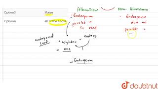 A monocot albuminous seed is [upl. by Weywadt997]