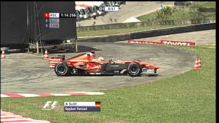 Interlagos 2007 F1 QLF Sutil [upl. by Brookner328]