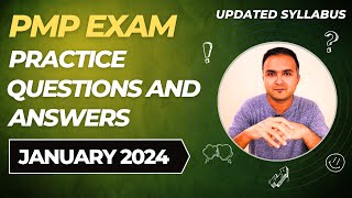 PMP Exam Questions 2024 Jan and Answers Practice Session  PMP Exam Prep  PMP for Project Manager [upl. by Assirralc]