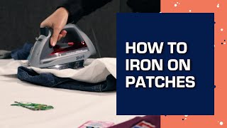 Easy Steps Video  How To Iron On Patches like A Professional  Official Patch Collection [upl. by Arihsay276]