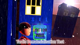 RRDW Tardis Dematerialisation Test [upl. by Petromilli]