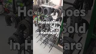 Horseshoes Sold In Hardware [upl. by Ecnerol]