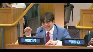 BUDPR Testimony to UN Decolonization Committee 2023 [upl. by Ahsienak231]