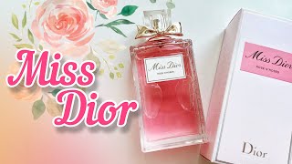 Rose and Geranium Magic My Miss DIOR Rose NRoses Fragrance Experience [upl. by Darahs]