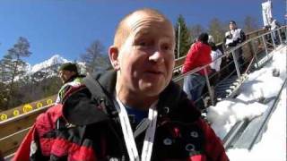 Eddie the Eagle Lands In Slovenia [upl. by Vrablik]