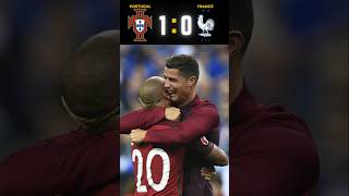 Portugal 🆚 France 10 EURO Final ⚔️ Match Epic Highlights football shorts ronaldo highlights [upl. by Acenom]