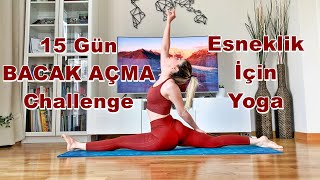 15 Gün Bacak Açma Hanumanasana Challenge  Esnemek İçin En Etkili Egzersiz  Esneklik İçin Yoga [upl. by Alcott]